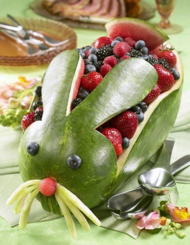 Украшения из фруктов