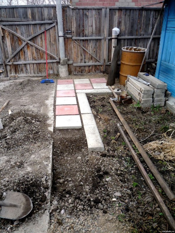 Дачные тропинки рубероид