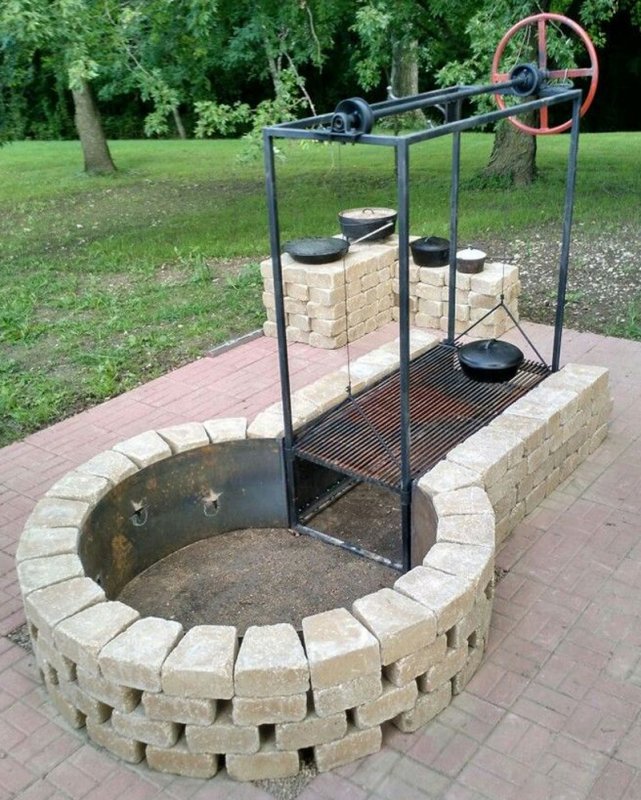 Кострище на даче