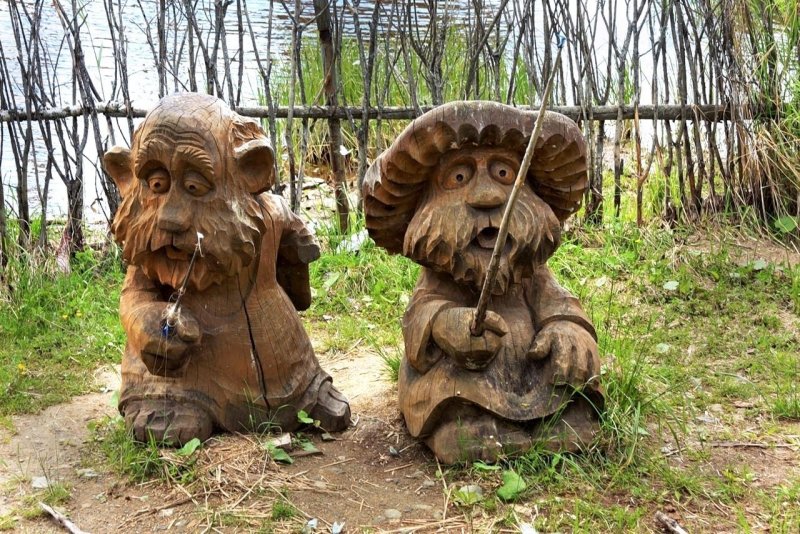 Деревянная скульптура резьба по дереву