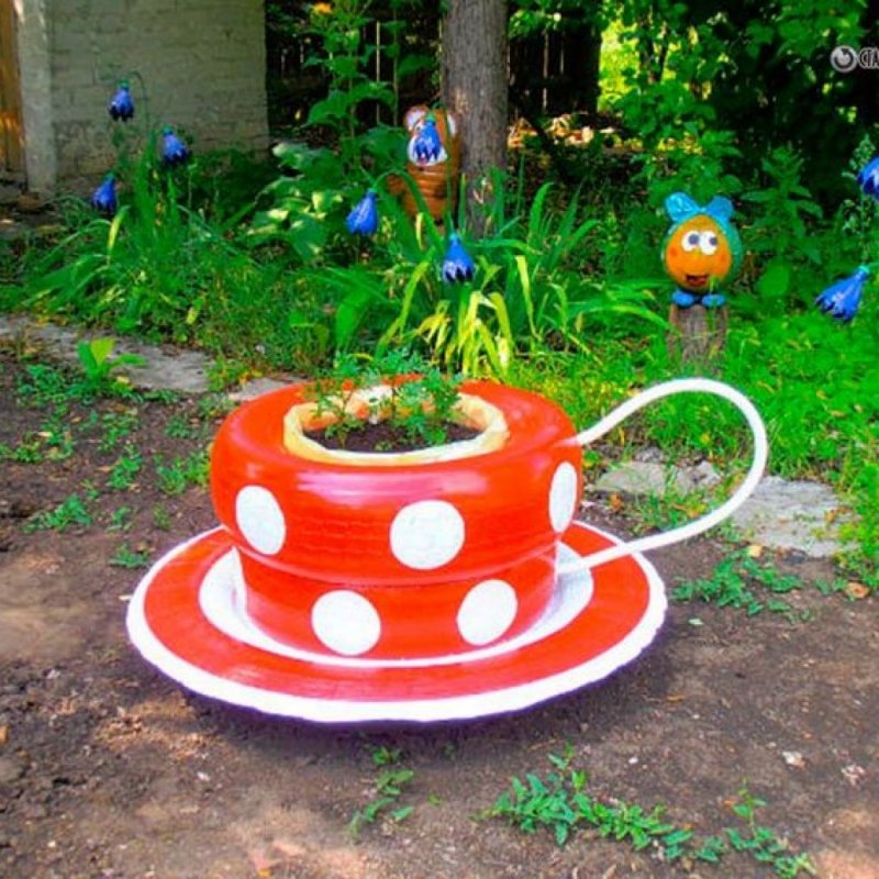 Чайник из колес