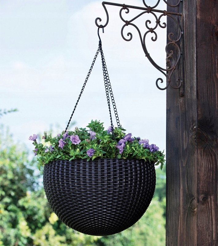 Кашпо Keter Hanging Sphere Planter подвесное
