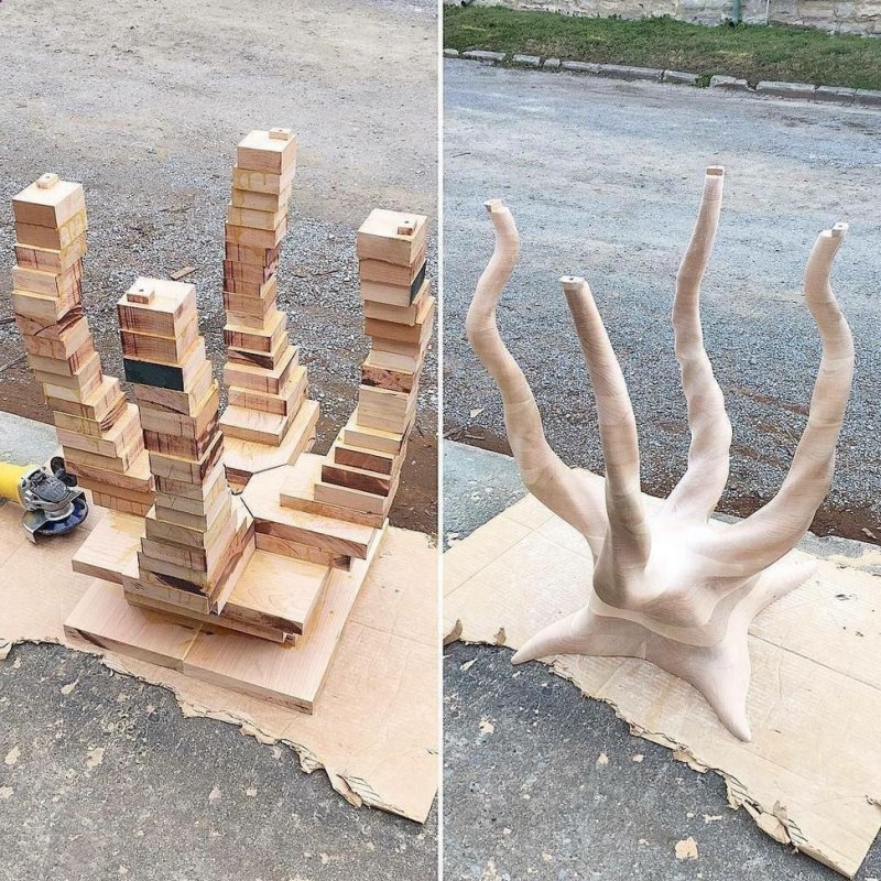 Из дерева оригинальные