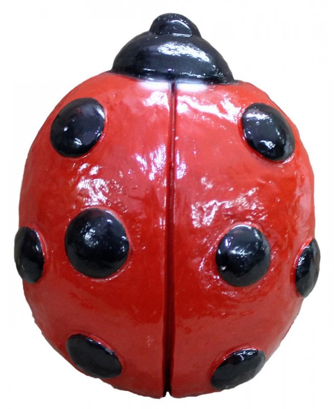 Садовая фигура Божья коровка красная 4886836