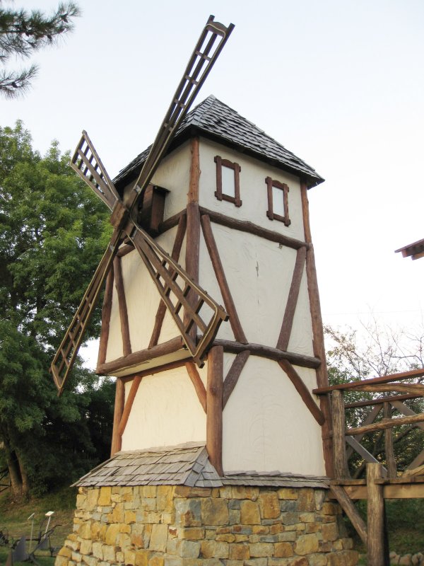Фахверк мельница