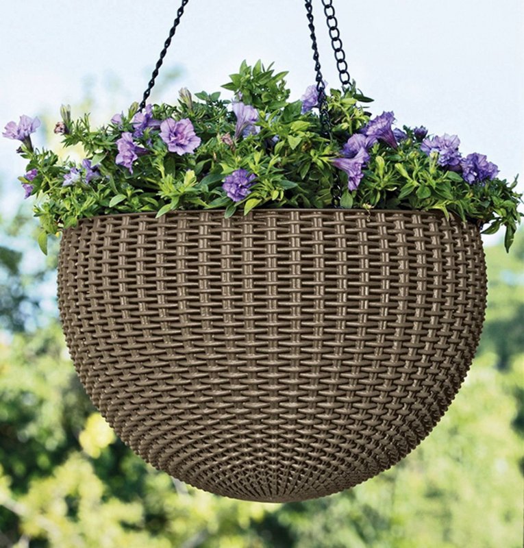 Кашпо Keter Hanging Sphere Planter подвесное
