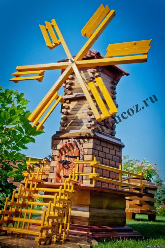 Лопасти для декоративной мельницы
