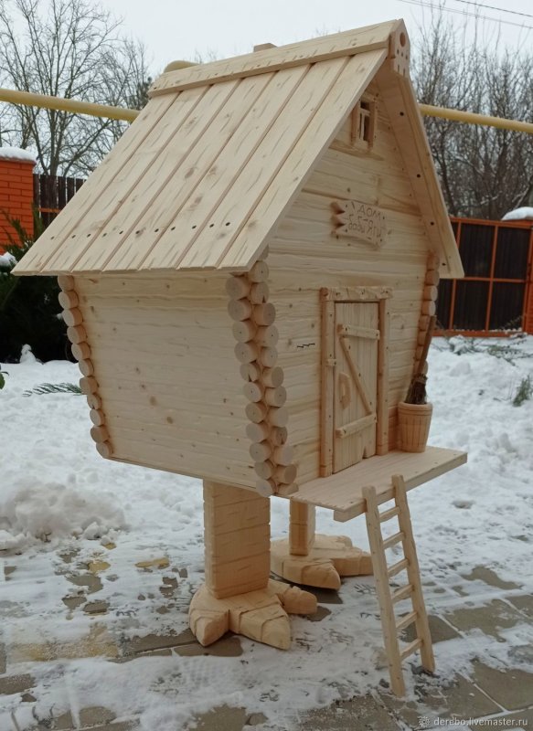 Курятник избушка на курьих ножках
