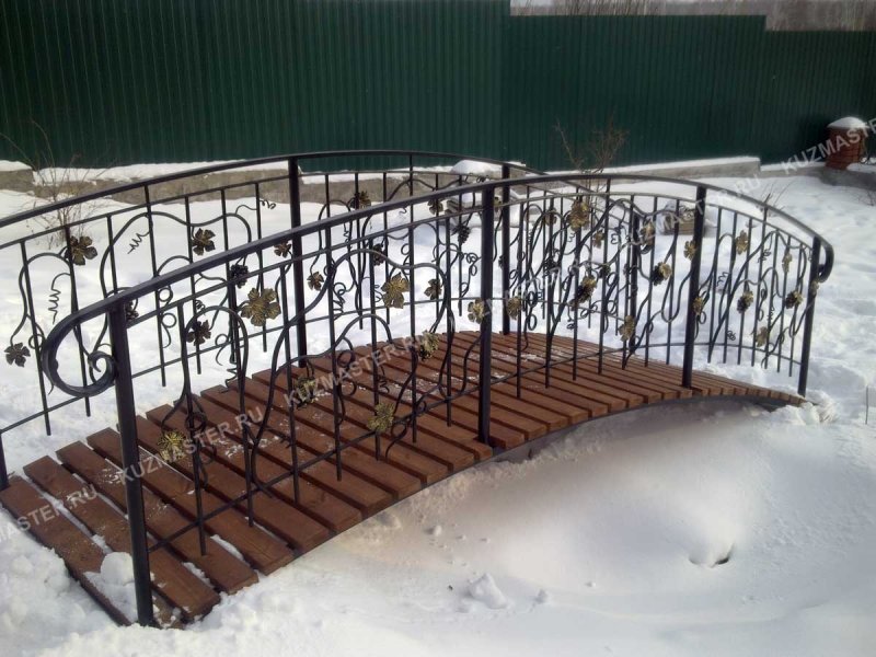 Декоративный мостик из профиля