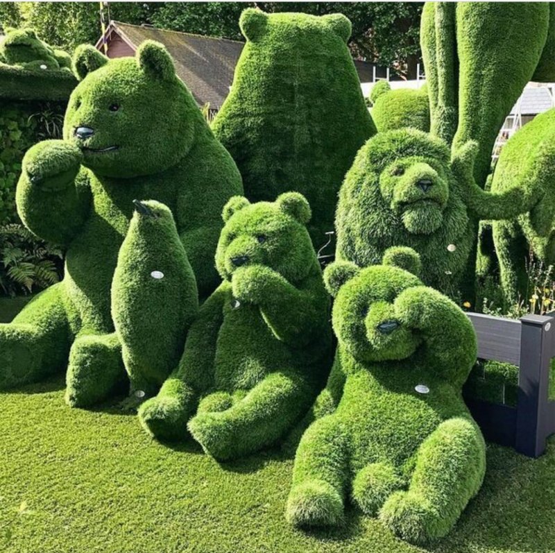 Клумбы в Химках