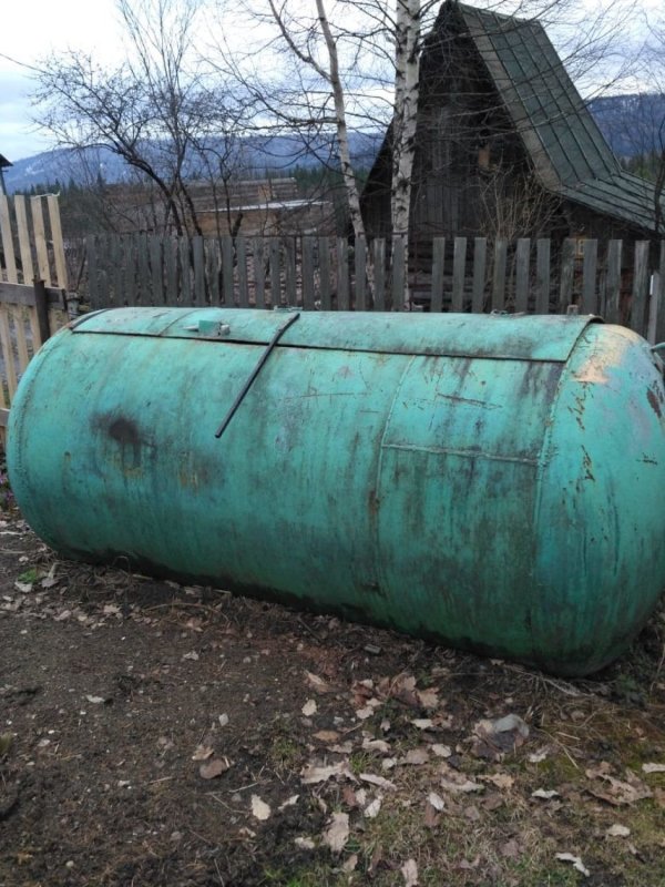 Бочка для воды железная