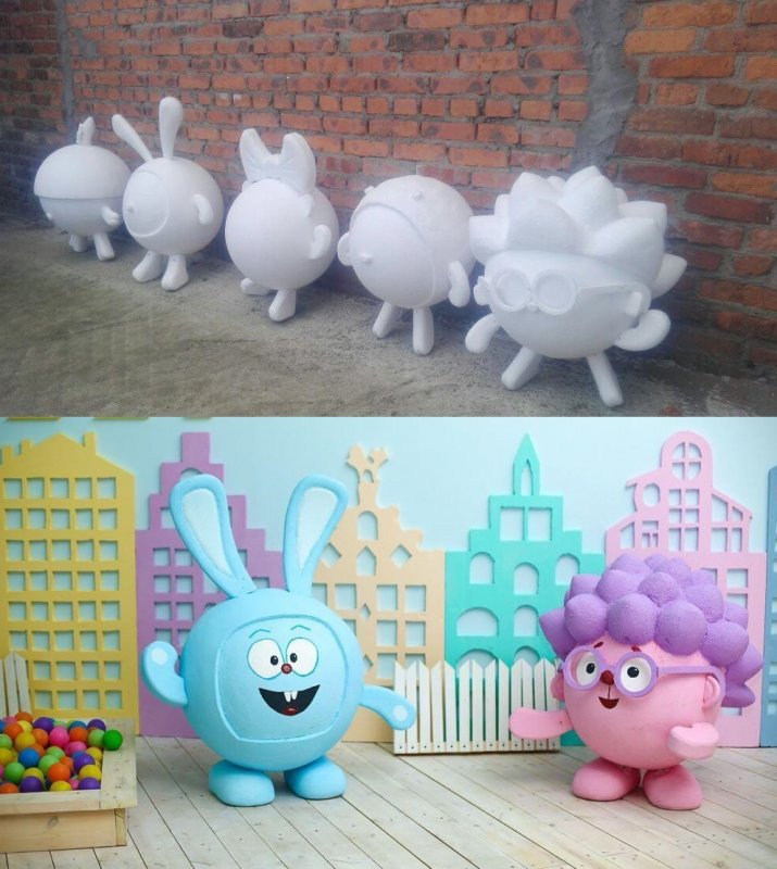 Фигурки из пенопласта