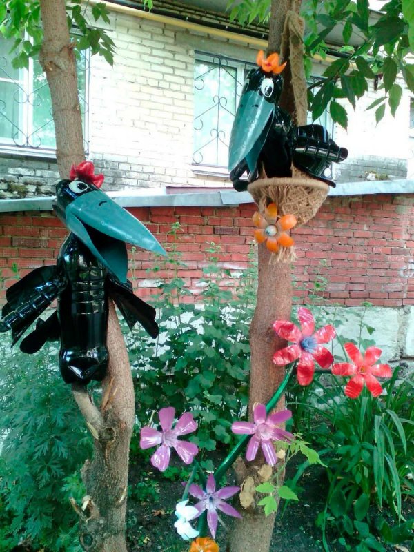 Поделки из бутылок