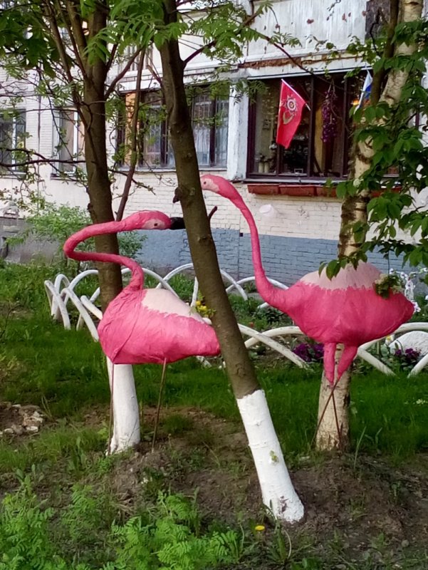 Поделки в палисадник
