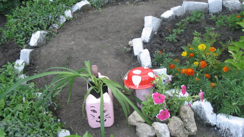 Лунки для цветов своими руками