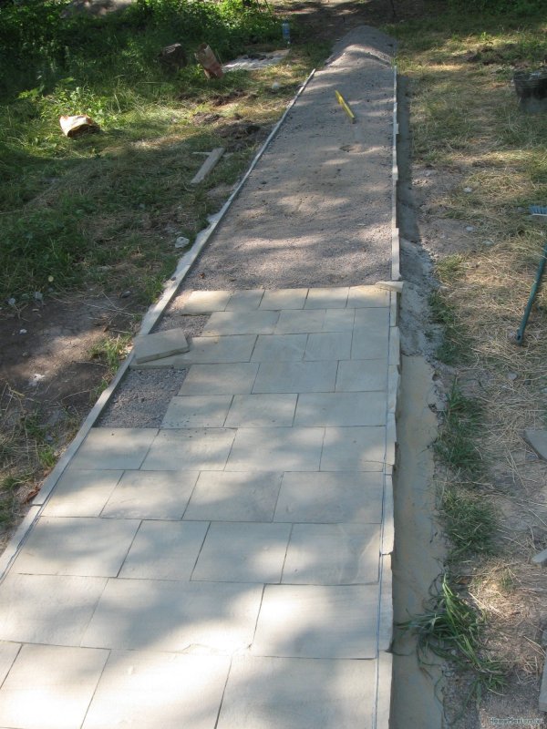 Садовые дорожки из бетона