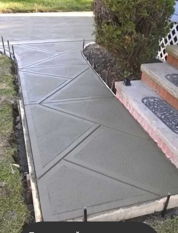 Дачные дорожки из бетона