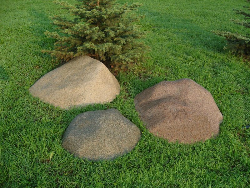 Булыжник в ландшафте