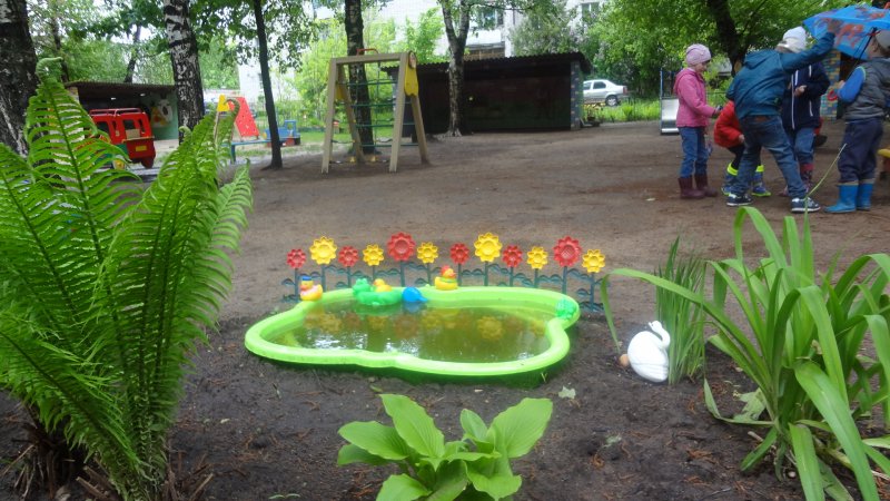 Конкурс клумб в детском саду