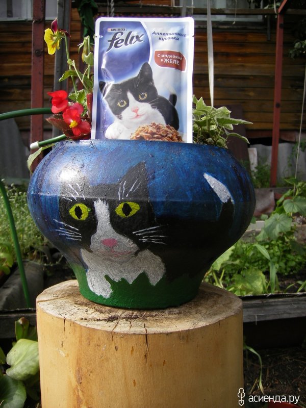 Клумбы из Чугунков