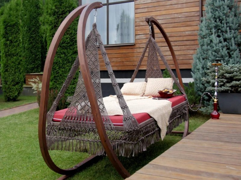 Диван качели Wooden-Swing