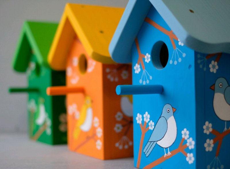 Скворечник Bird дачный 23х32х22см