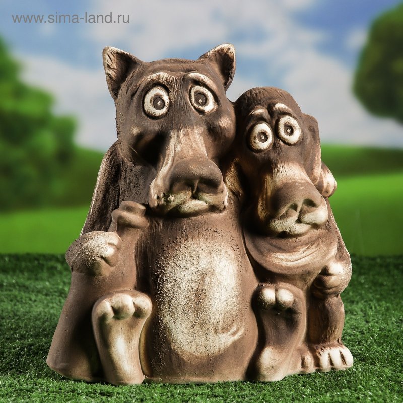 Скульптуры собак для сада