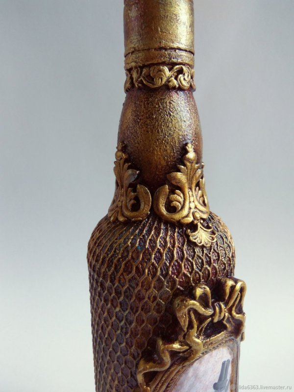 Декорированные бутылки