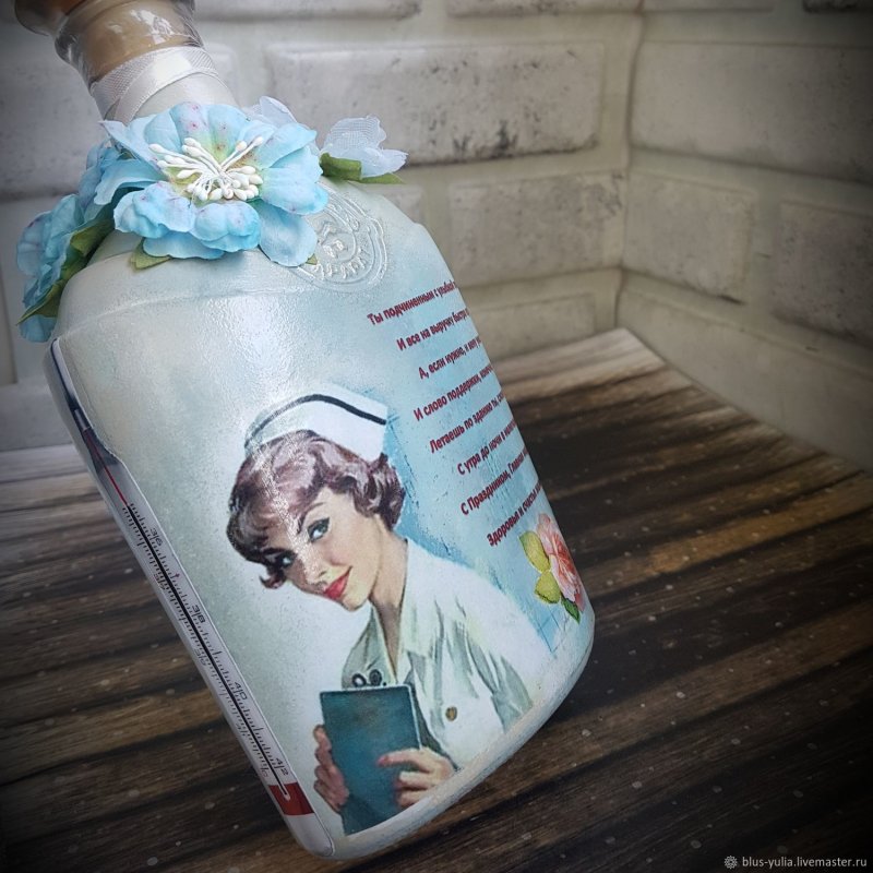 Декупаж бутылок