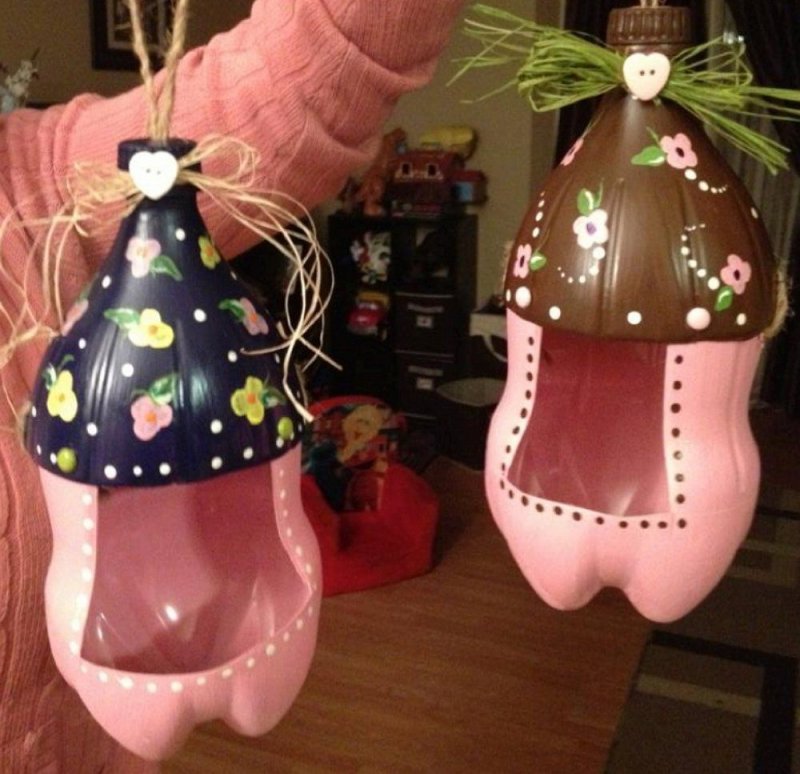Кормушка из бутылки