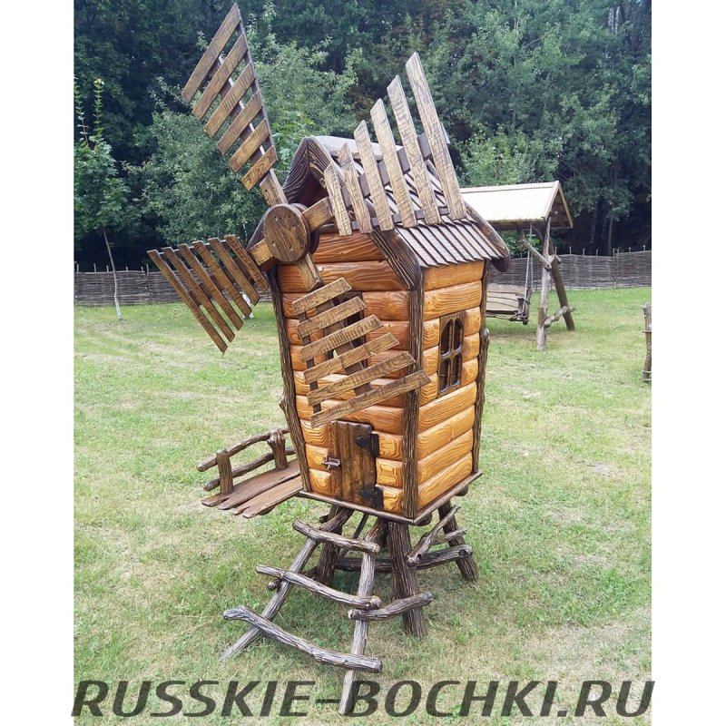 Декоративная мельница для сада