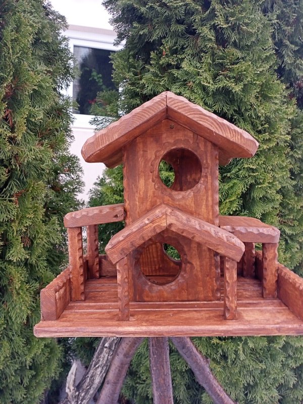 Кормушка для птиц домик