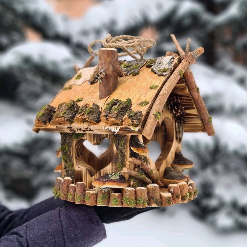 Кормушка для птиц домик