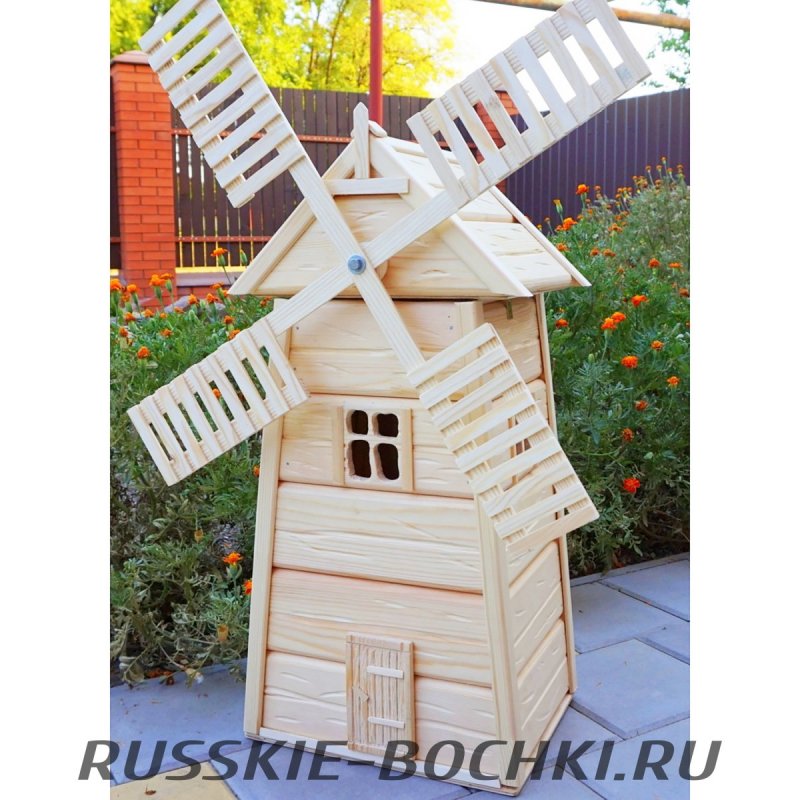 Колодезный домик мельница