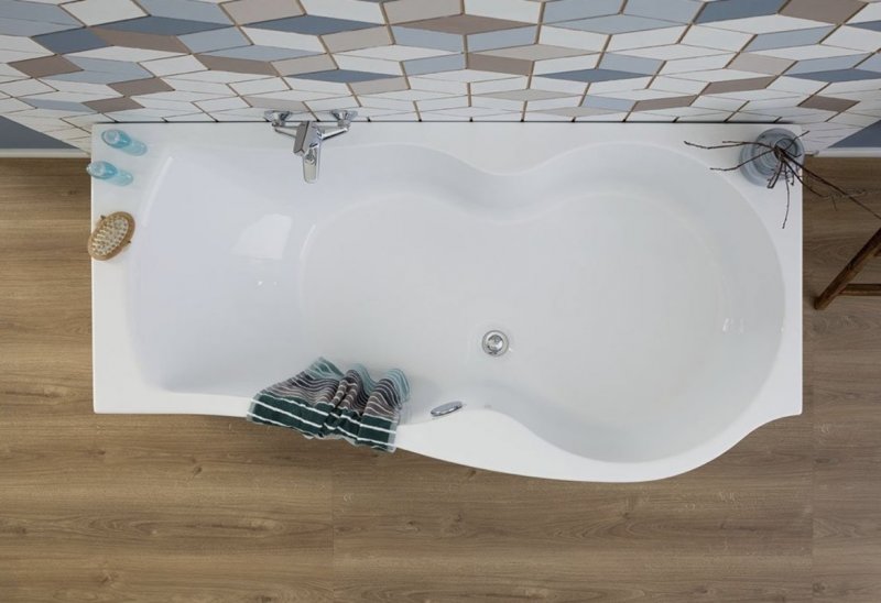 Акриловая ванна Aquanet Nicol 170x85 r