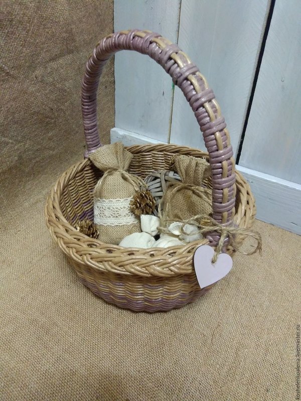 Корзины из бумажной лозы