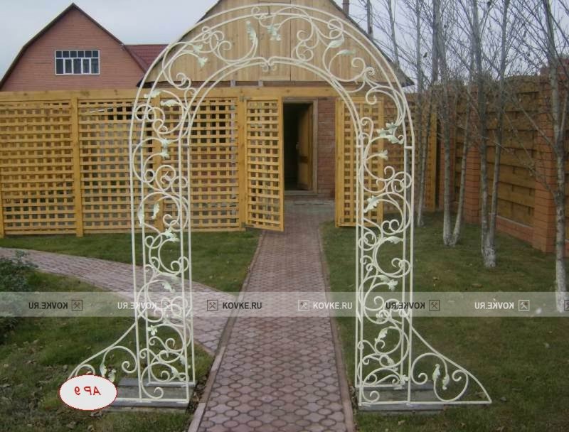 Садовые арки холодная ковка