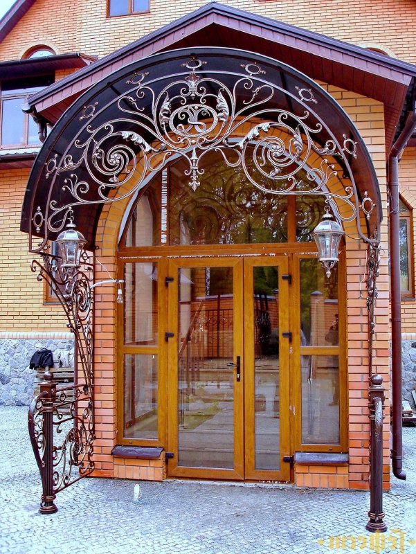 Арка Садовая кованая