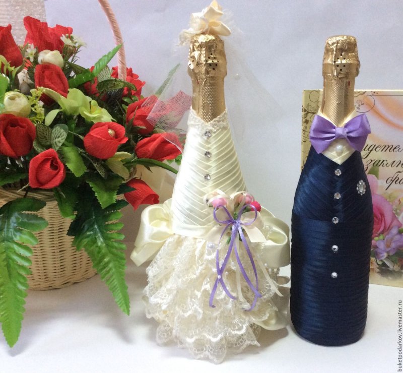 Декорированные бутылки