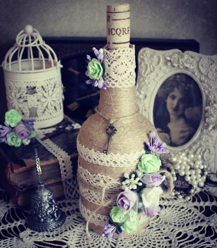 Декор банок и бутылок