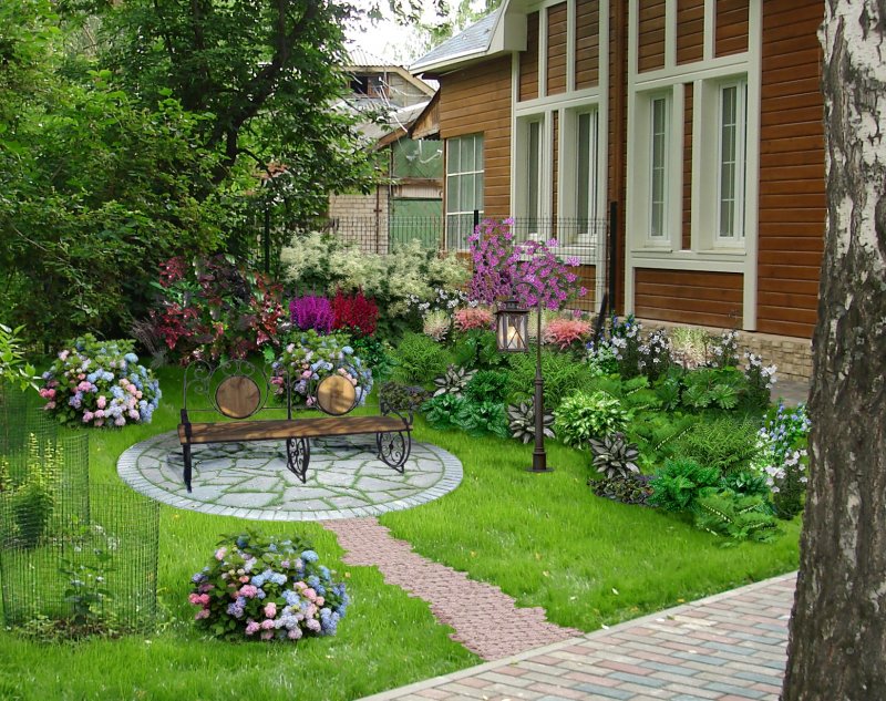Организация цветника на дачном участке