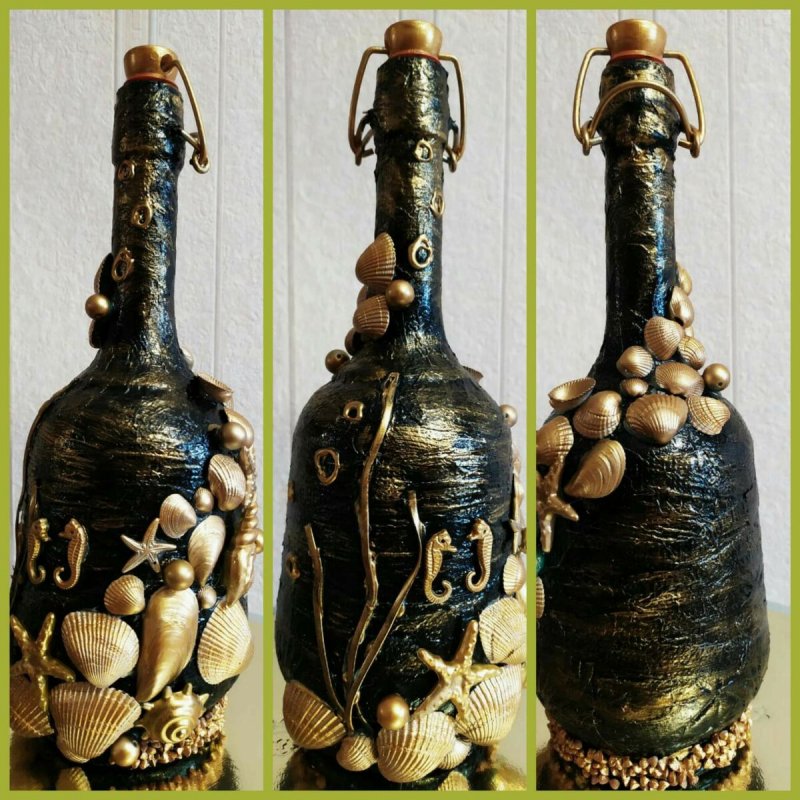 Декор бутылок