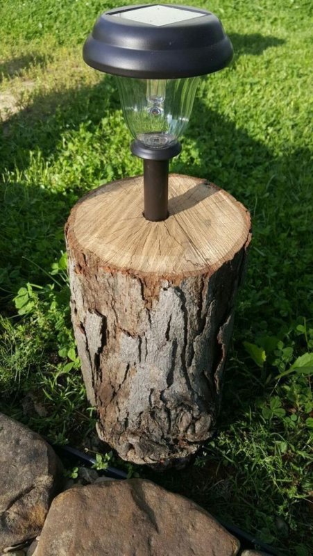 Мебель для сада из пеньков