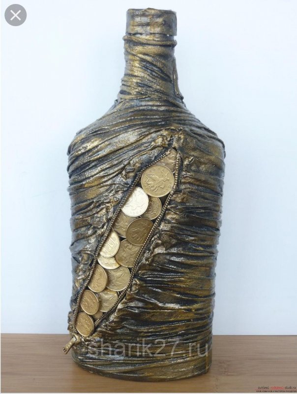Декорированные бутылки