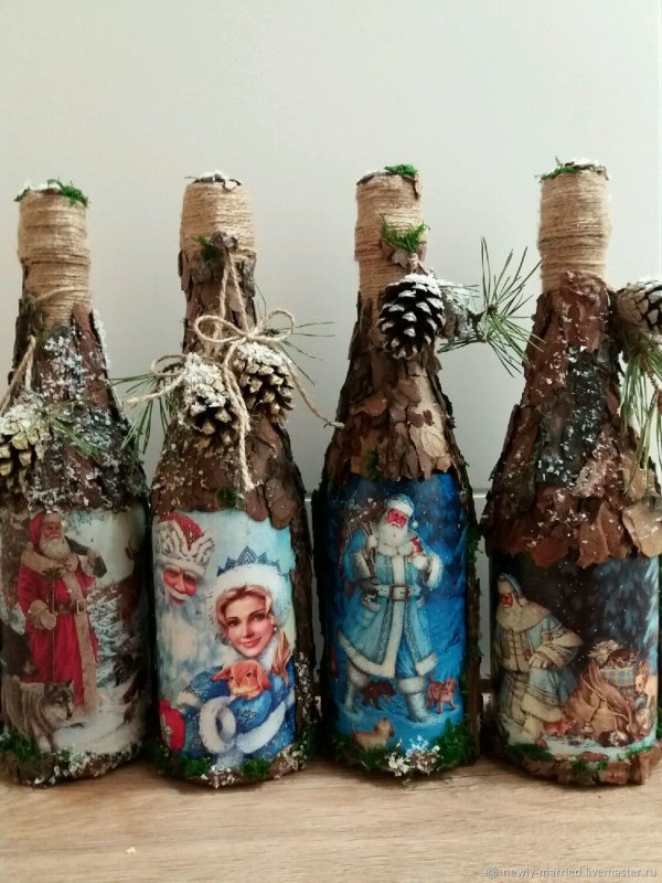 Декор бутылок