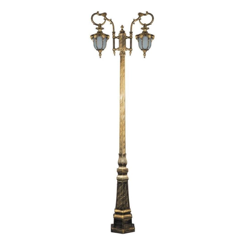 Наземный фонарь черный, медь e27 ip44 Oasis Light 84307c BL