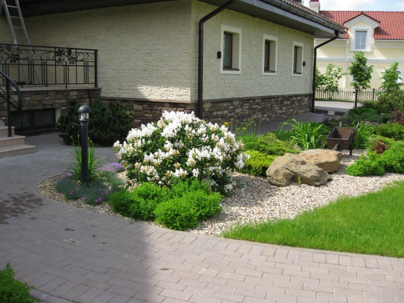 Ландшафт клумбы