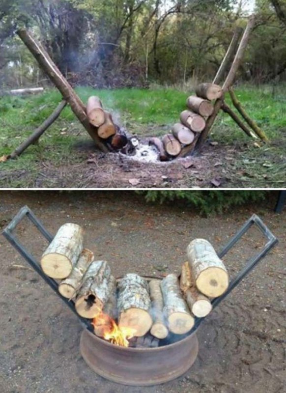 Необычные качели для дачи