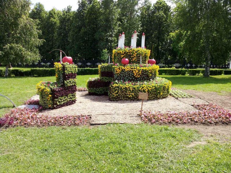 Красивые цветники