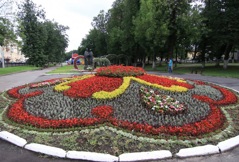 Клумба Томск